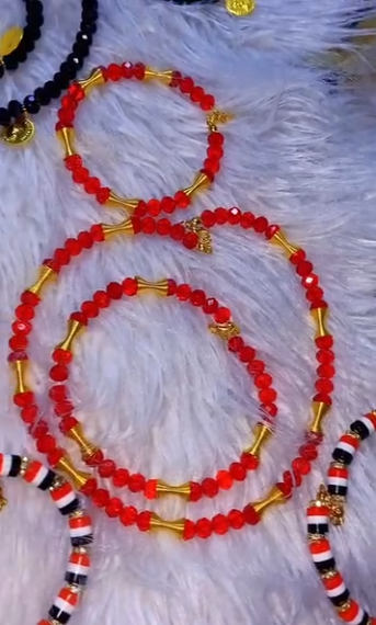 The Ruby Hourglass Bangle