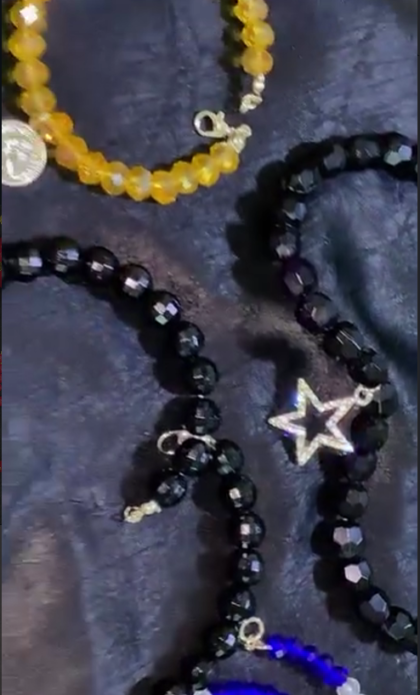 Starlight Obsidian Bracelet